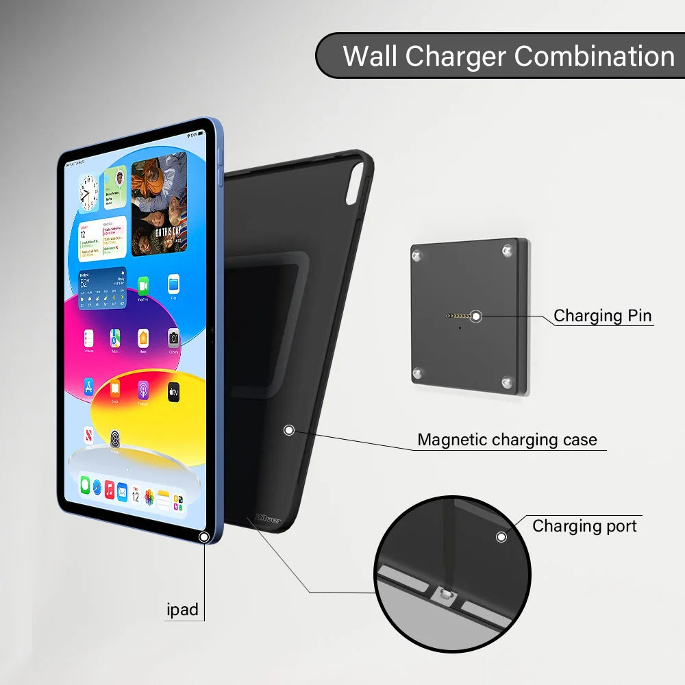 iPad Wall Mount Charger Base for iPad 10–11