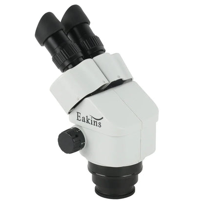 Adjustable White Binocular Microscope 7 to 45X for Detailed Work