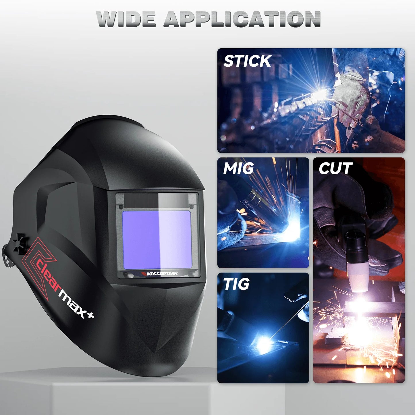 Auto Darkening Welding Helmet with True Colour Lens