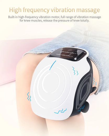 Smart Cordless Knee Massager with Vibration Therapy