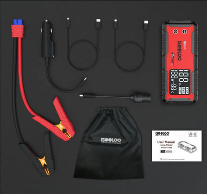Portable Car Battery Jump Starter and Power Bank