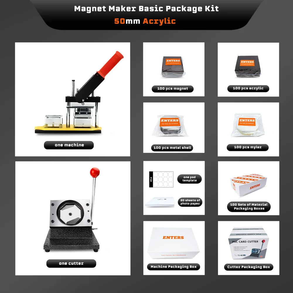 50×50mm DIY Magnetic Paper Cutter Set for Home