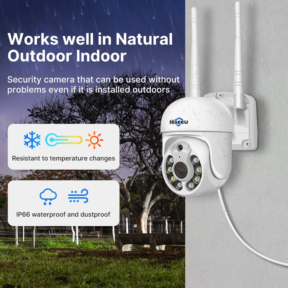 Wireless Security System 2 Cameras 1TB NVR Color Night Vision