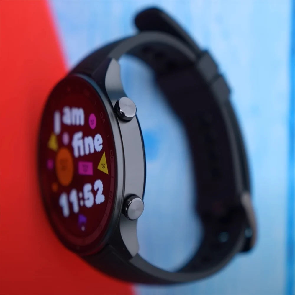 Wear OS Smart Watch NFC Fitness Tracker Black