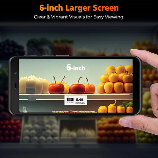 Portable Android PDA with Barcode Scanner and WiFi 4G