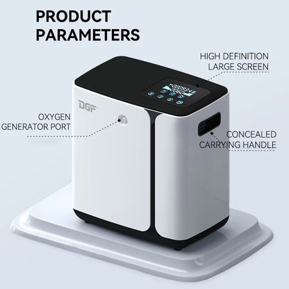220V Oxygen Concentrator 1–8L with Touch Control