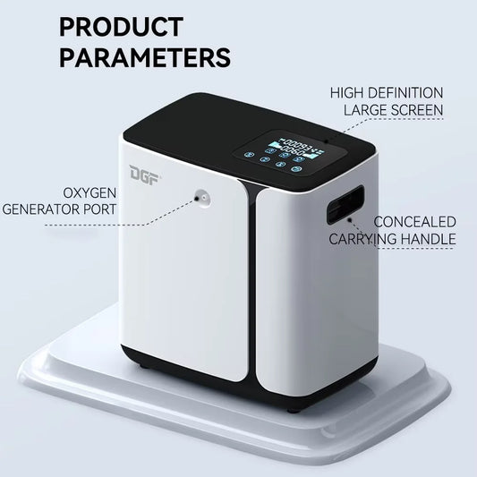220V Oxygen Concentrator 1–8L with Touch Control