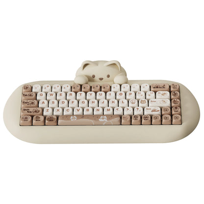 Compact Ergonomic Mechanical Keyboard 65% Wireless RGB