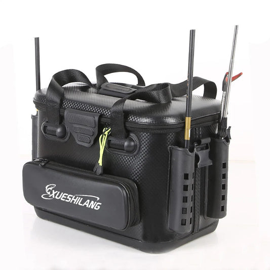 Medium EVA Fishing Tackle Bag with Live Fish Box