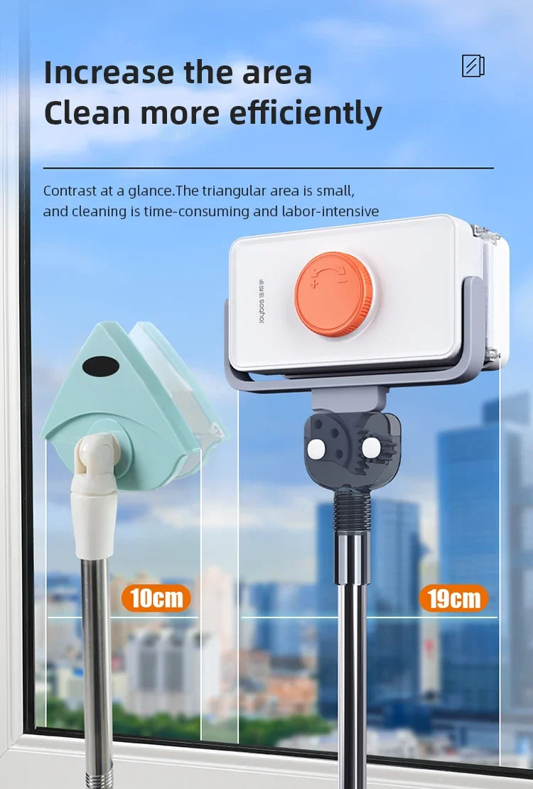 Adjustable Magnetic Glass Brush with Anti-Drop Design 5–26mm