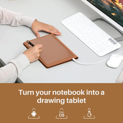 HUION Wireless Smart Writing Pad with Battery-Free Stylus