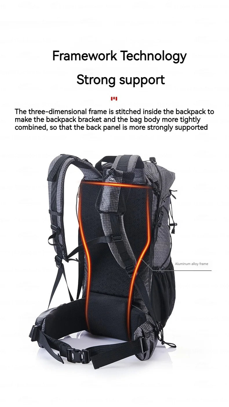 Ultralight 40L Outdoor Adventure Backpack for Hiking