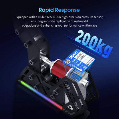 High-Precision 20cm Racing Simulator Handbrake 200kg Load