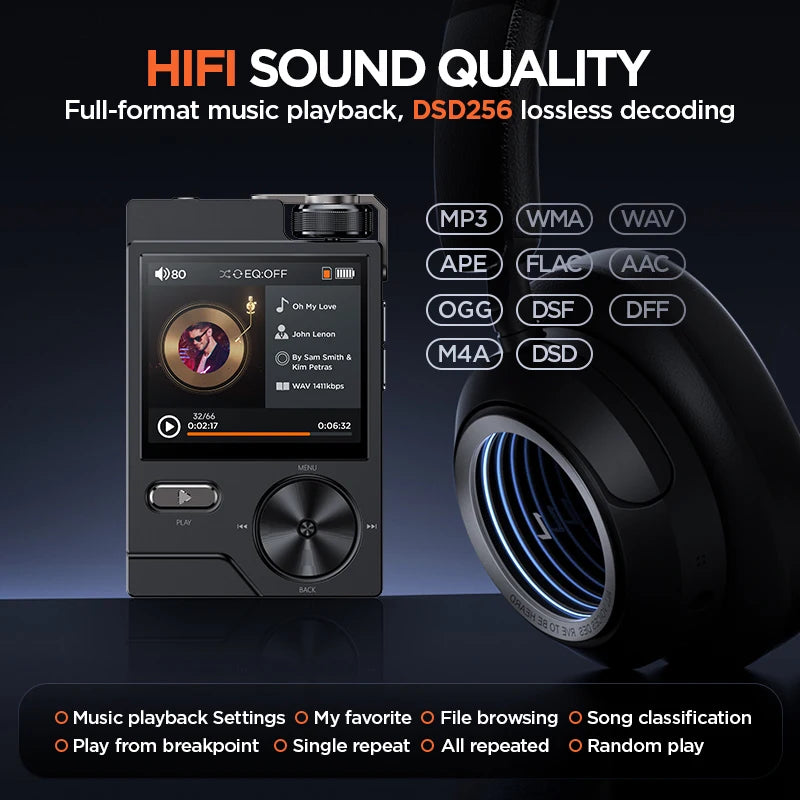 High Resolution MP3 Music Player Lossless No TF Card