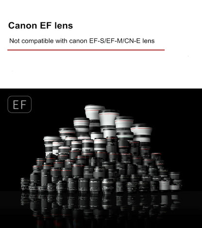 Autofocus Adapter Ring 0.71x for Canon EF to M43 Mount