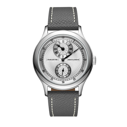 Automatic Regulator Men’s Watch Sapphire Crystal Silver Finish