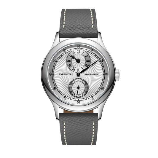 Automatic Regulator Men’s Watch Sapphire Crystal Silver Finish