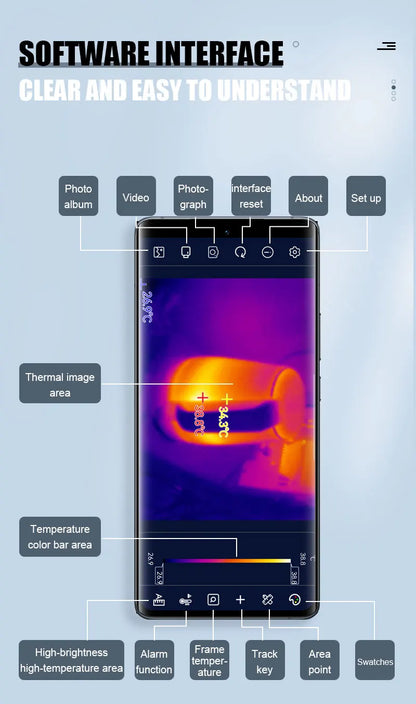 328A USB-C Pocket Thermal Camera for Industrial Use