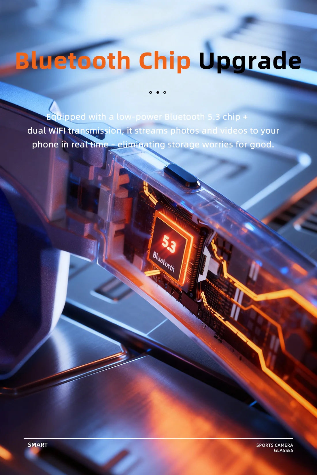AI Smart Glasses with 800W HD Camera