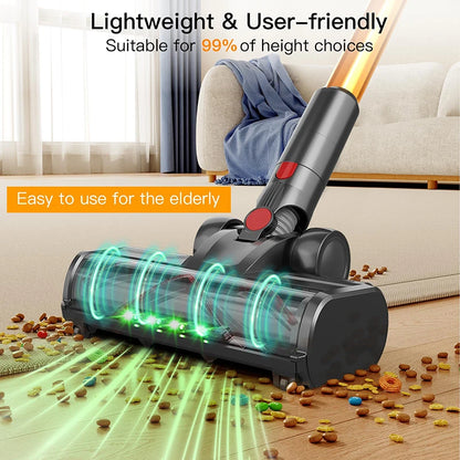 Rechargeable 550W Wireless Vacuum Cleaner with Mite Brush Accessory
