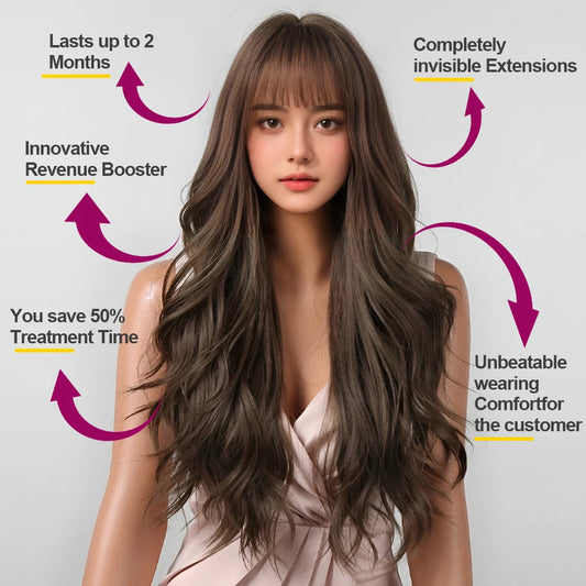 Advanced Hair Extension Kit with UV Machine