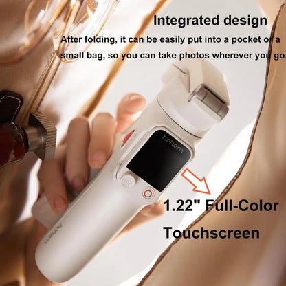 Portable 3-Axis Smartphone Gimbal with AI Face Tracking