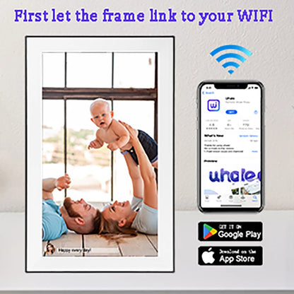 15.6" 3-in-1 Smart WiFi Photo Frame Touchscreen
