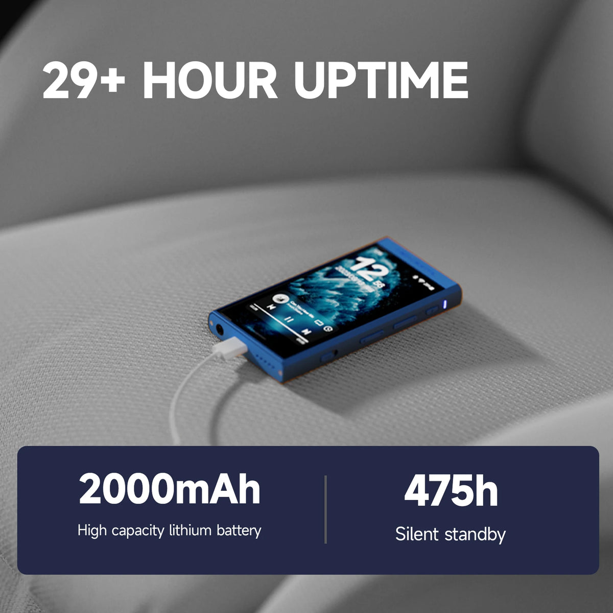 HiFi Android 13 Music Player 32GB DSD256 WiFi Bluetooth