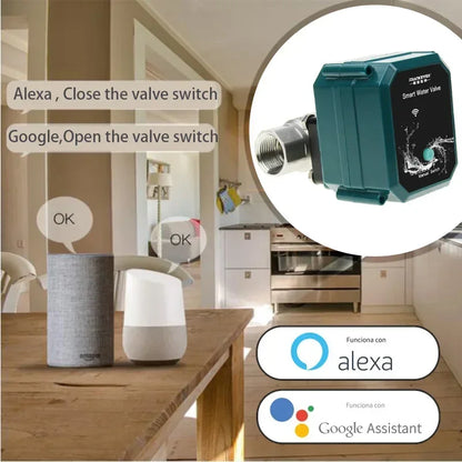 Smart Zigbee Water Shut-Off Valve DN25 WiFi