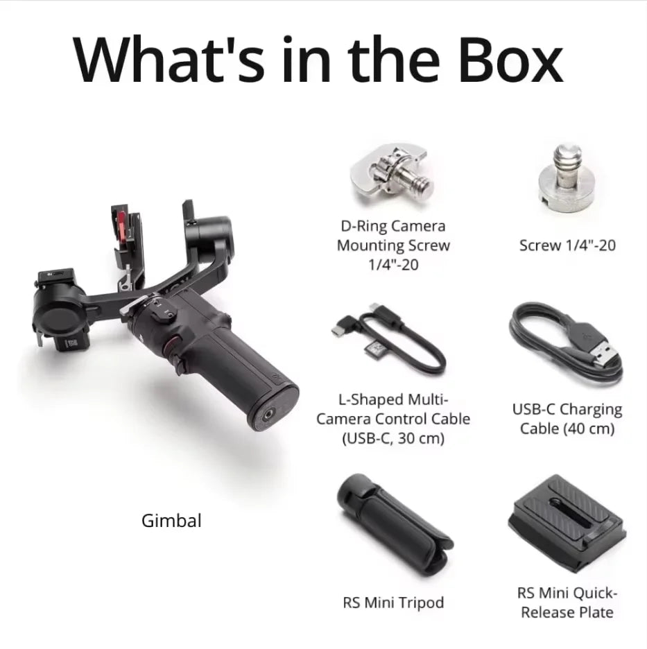 Portable 3-Axis Camera Gimbal Stabilizer for DSLR and Mirrorless