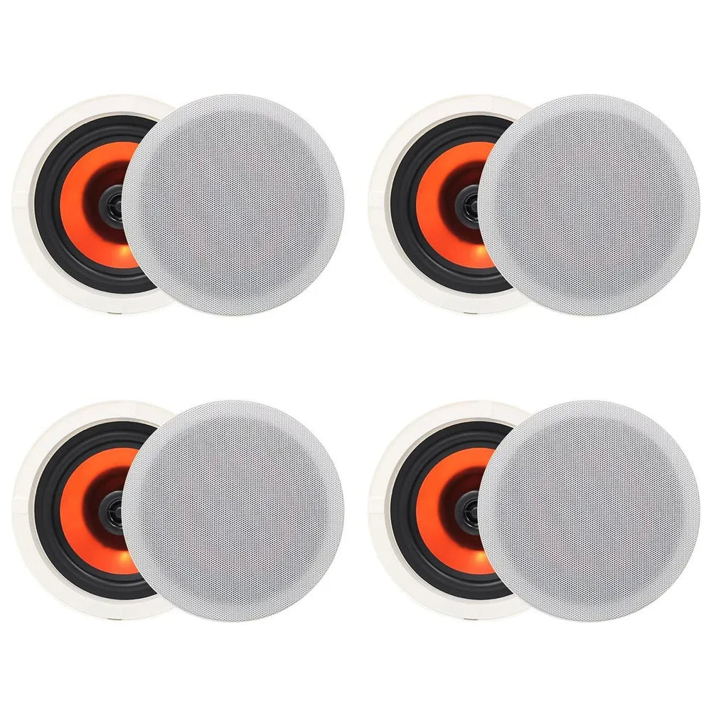 6.5” 4-Pack Ceiling Speakers 600W Home Audio
