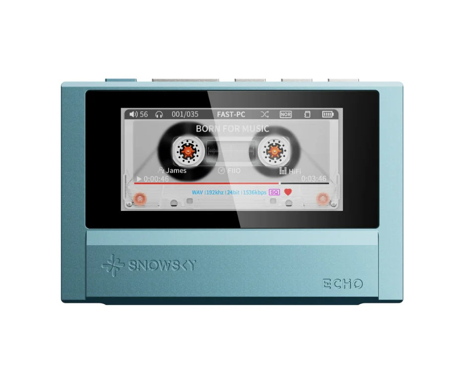 Portable Lossless Audio Player with HiFi DAC and Bluetooth