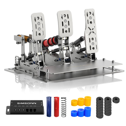 Adjustable Sim Racing Pedals with Hydraulic Brake System