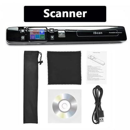 Portable A4 Mini Scanner 1050dpi Handheld USB Document and Photo
