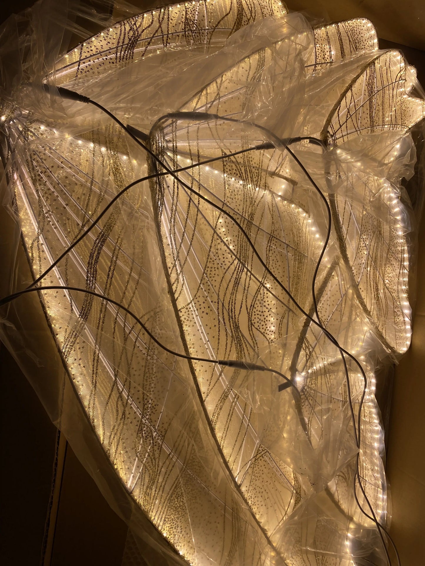 Warm White LED Ceiling Light 60cm Wedding Decoration