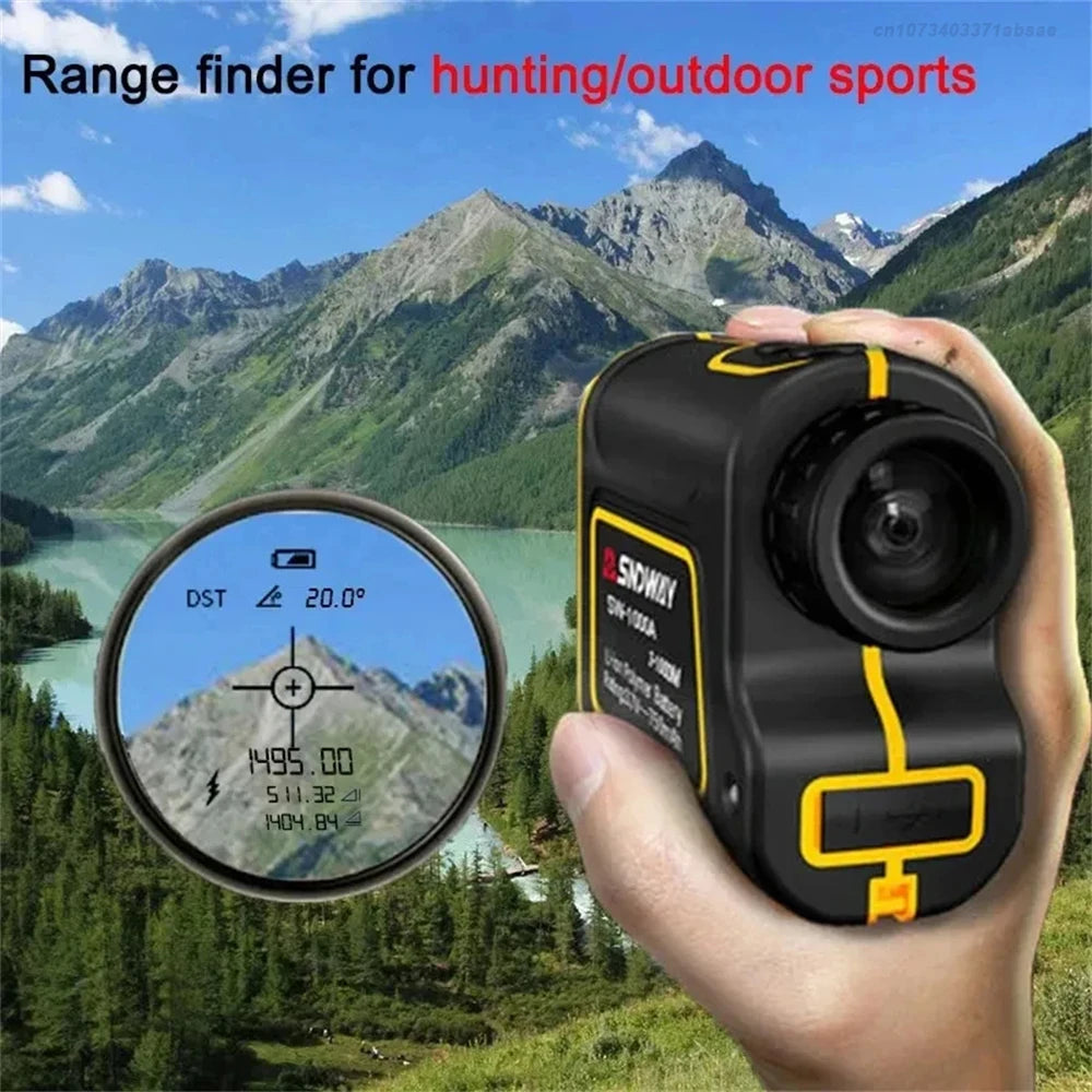 1500M Laser Rangefinder Golf Distance Meter with Angle Mode