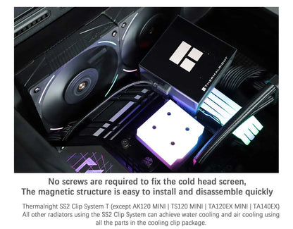 360mm ARGB Liquid CPU Cooler with Rotatable LCD