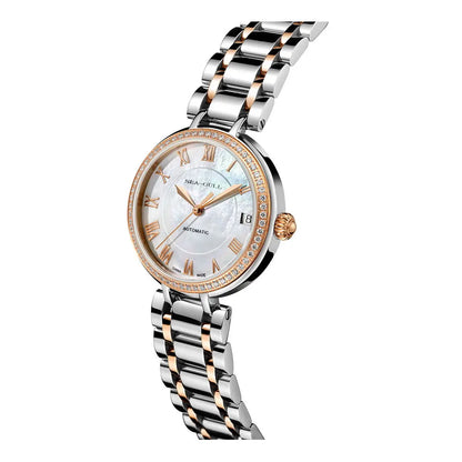 Ladies Automatic Mechanical Watch with Sapphire Crystal Glass