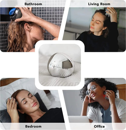 Portable Electric Head Massager for Hair Care and Relaxation