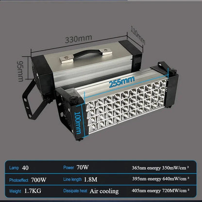 High Power 700W 365nm UV Lamp for Resin