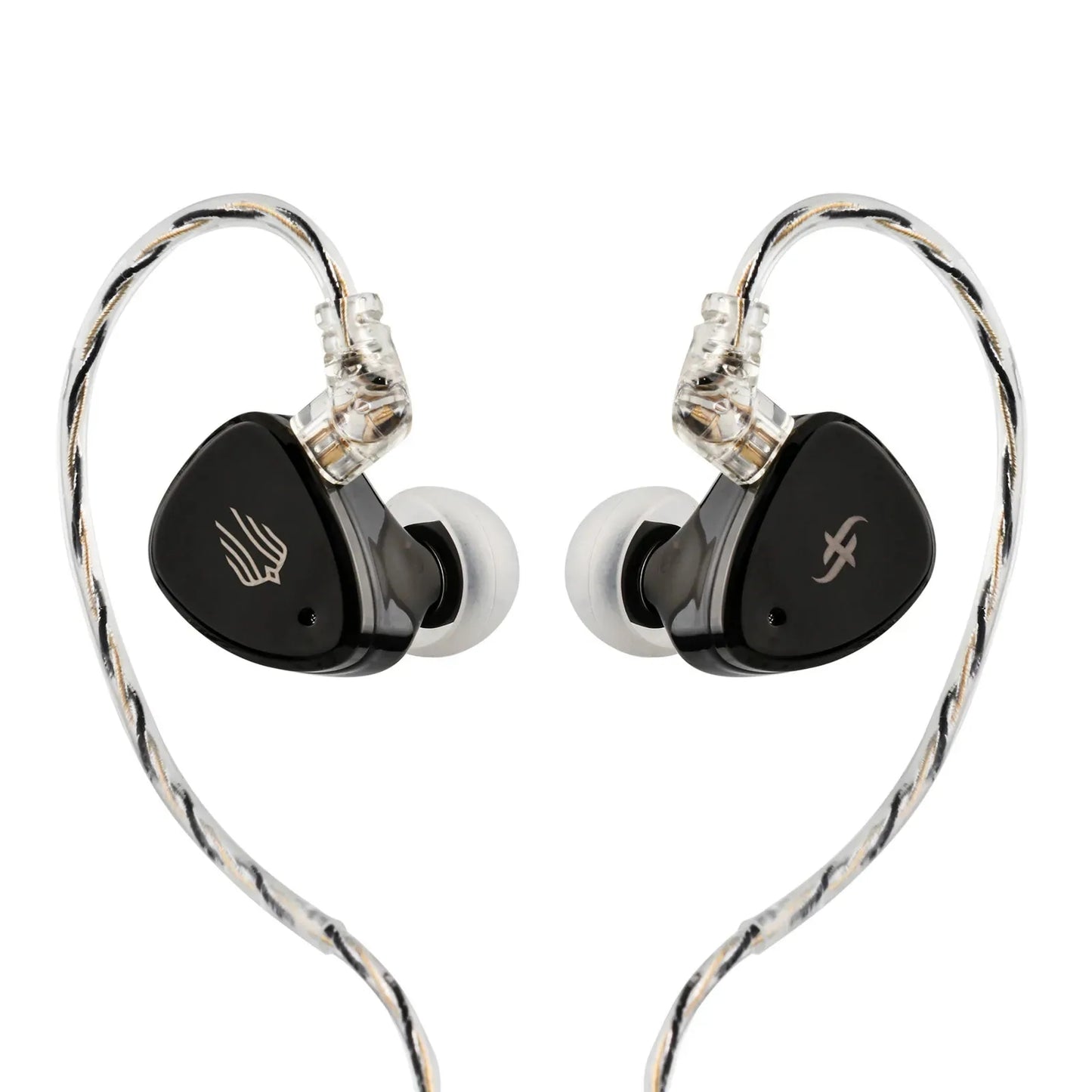 1DD 4BA Hybrid HiFi Earphones Detachable OFC Cable