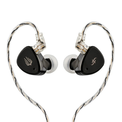 1DD 4BA Hybrid HiFi Earphones Detachable OFC Cable