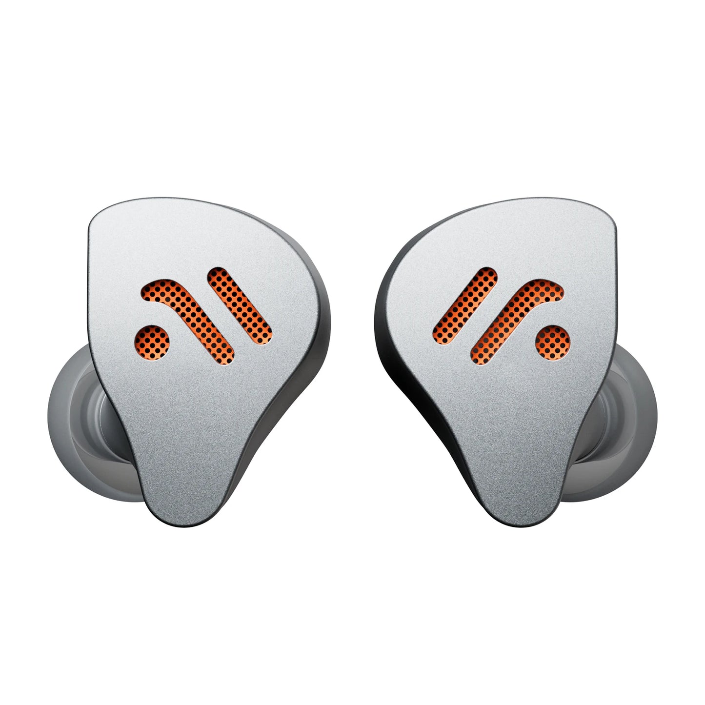 Silver Dynamic Driver In Ear Headphones for Gaming and Music