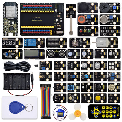 Complete ESP32 DIY Sensor Kit with Board and 65 Projects