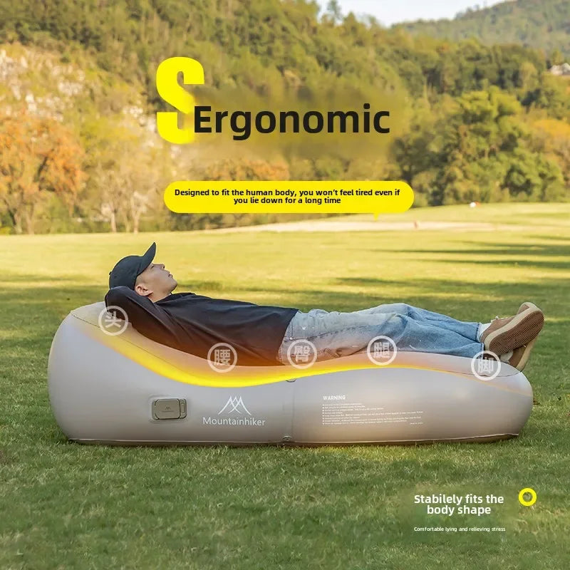 Portable Rechargeable Air Sofa Bed for Outdoor Camping