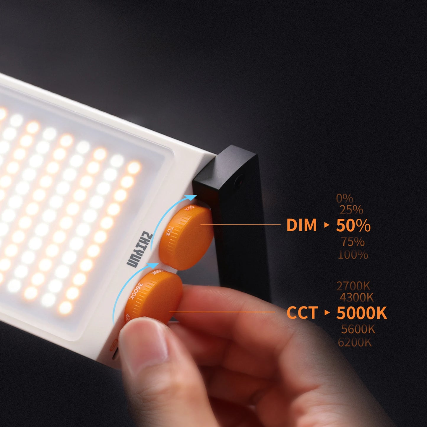 40W Portable LED Video Light Photography Fill Lamp