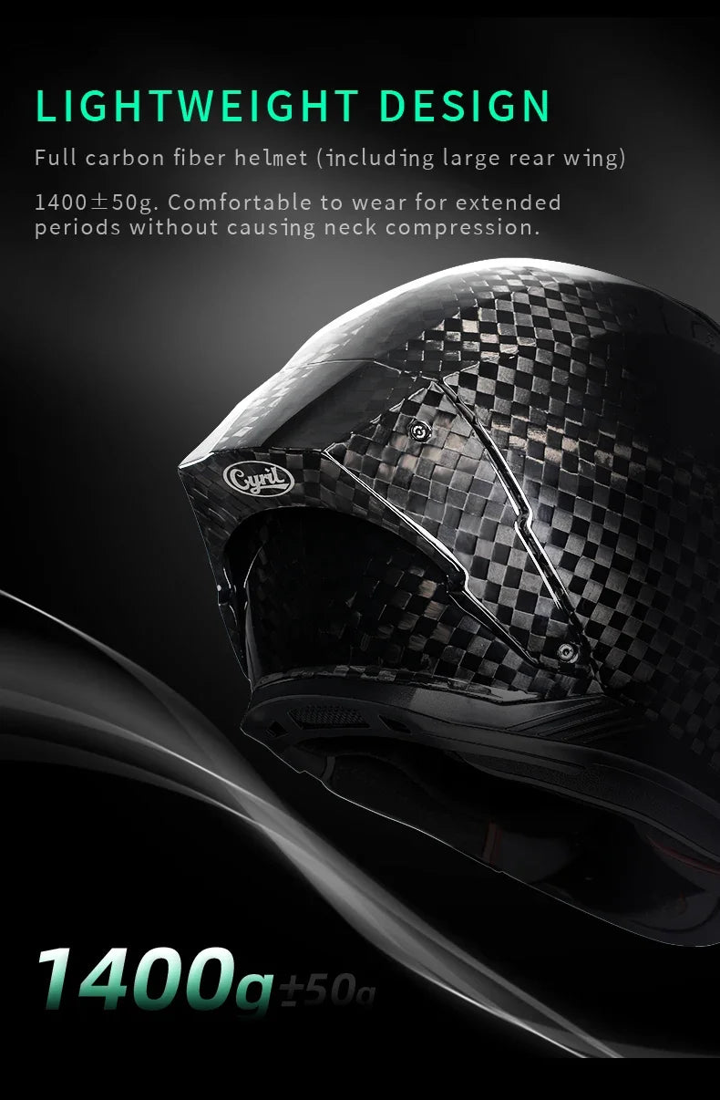 Lightweight L Full Face Motorcycle Racing Helmet DOT ECE