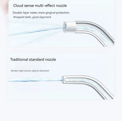 Portable Electric Water Flosser 200ml with 4 Cleaning Modes