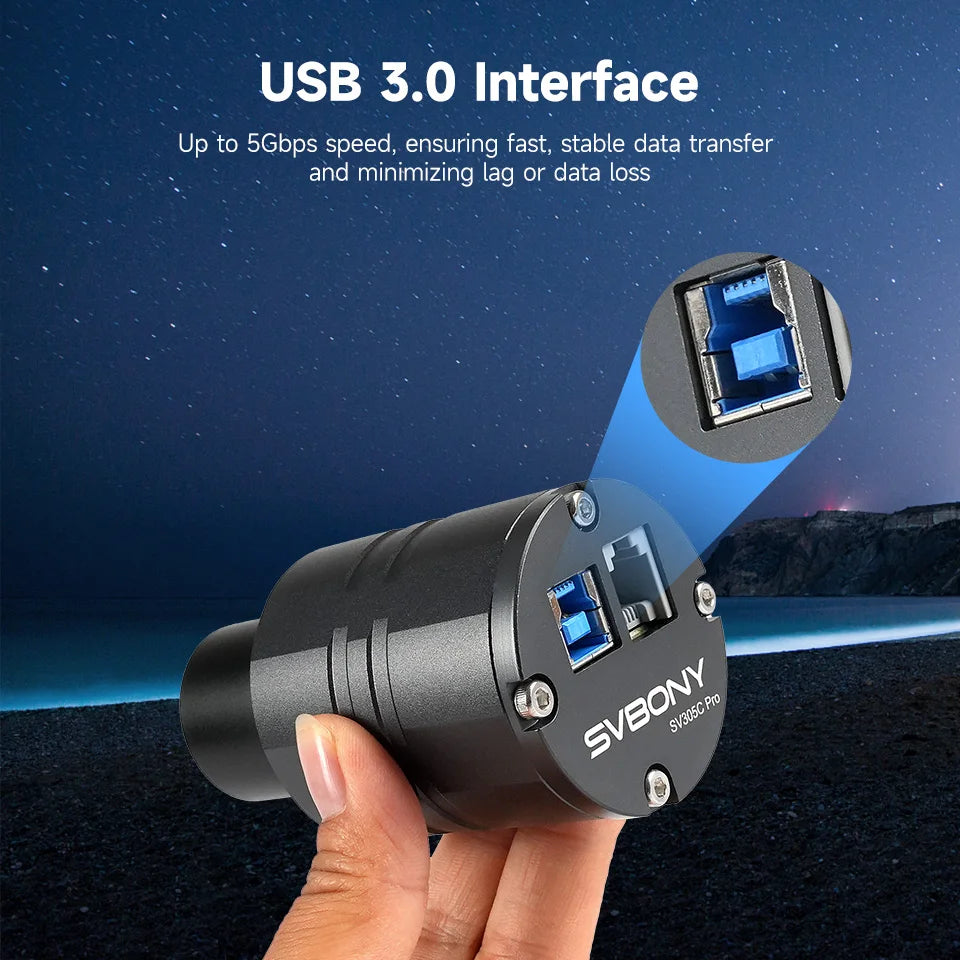 1.25-Inch IMX662 USB 3.0 Planetary Telescope Camera