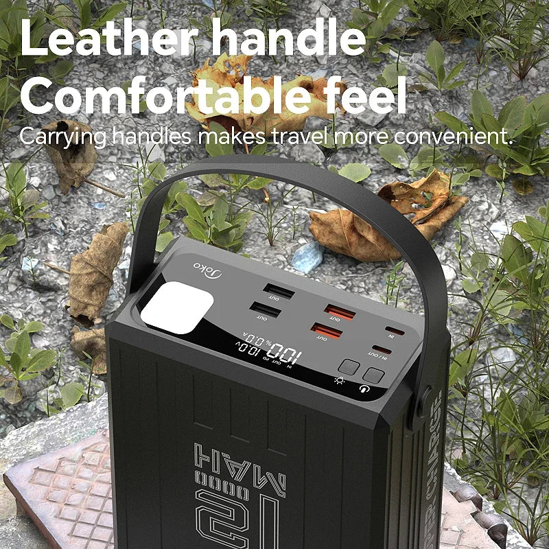 Green 100000mAh Heavy Duty Outdoor Power Bank